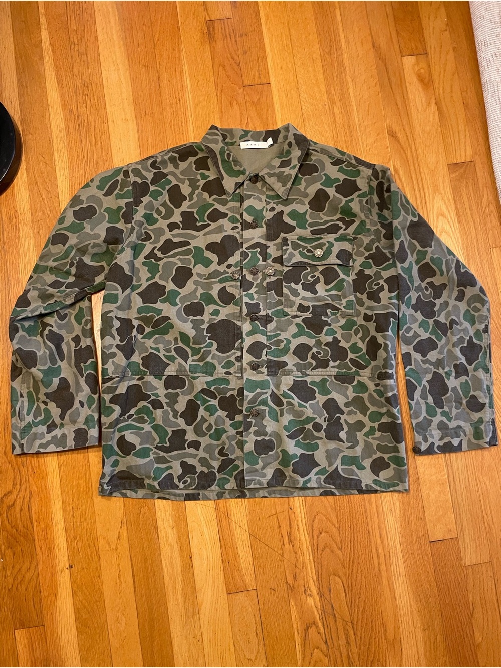 MNML Men's Green Camo Field Jacket